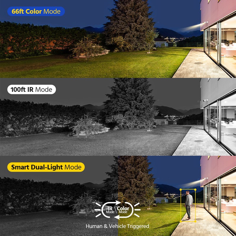 ANNKE 4K Security Camera System 8MP 8CH DVR Outdoor AI Color Night H.265+ IP67 gallery