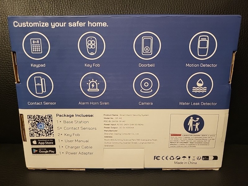 Tolviviov Wireless Home Alarm System Security 8pc Kit Bundle Set No Fees V1.0 Nw gallery