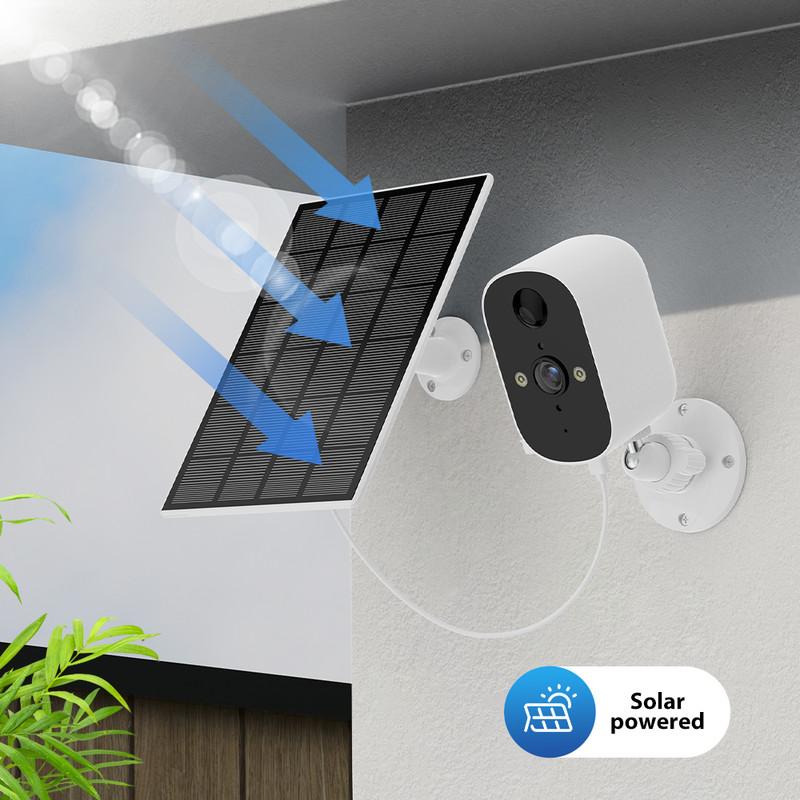 XVIM Outdoor Solar Camera 4MP WiFi Battery Solar Home Security Camera System gallery