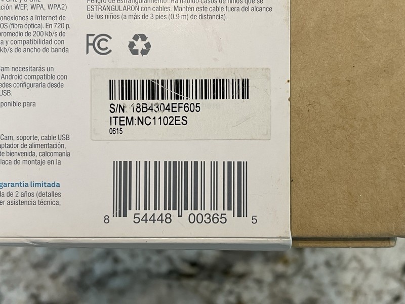NEST Cam Indoor Smart Security Camera Model NC1102ES gallery