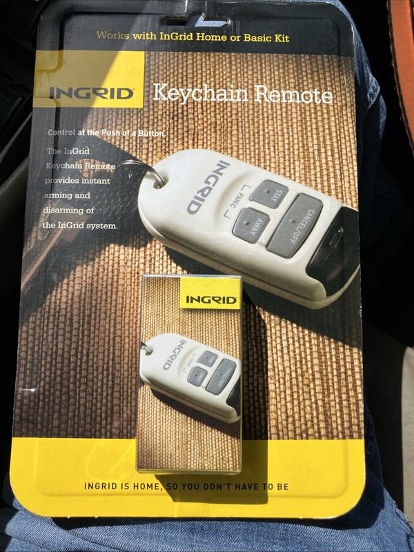InGrid RKR801IG Home Security Keychain Remote New Sealed Model RKR801IG
