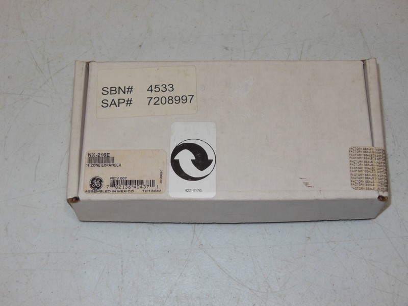 GE NX-216E Security 16-Zone Expander Module - New