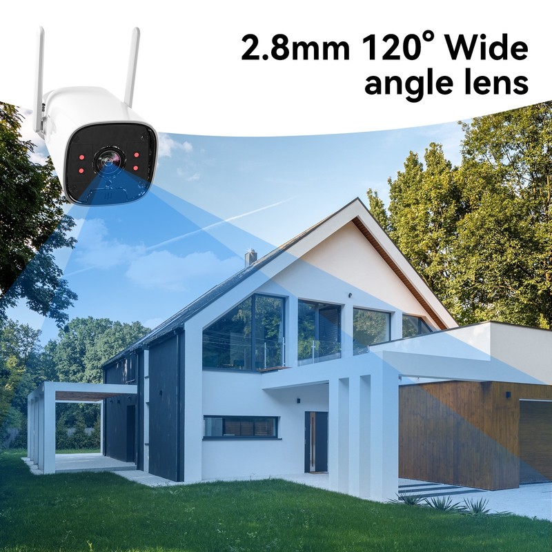 TMEZON Wireless 8MP Security IP Camera System 10CH NVR WIFI AI Two Way Audio Lot gallery