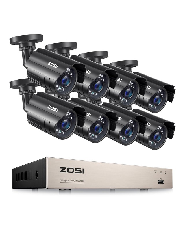 8CH 5MP Lite Security Camera System with AI Human Vehicle Detection, H.265 8 …