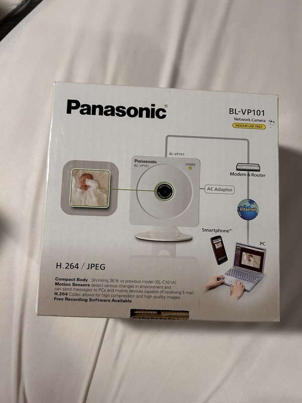 Panasonic BL-VP101 Network Camera RJ45 Indoor Motion Detection Web Enabled gallery