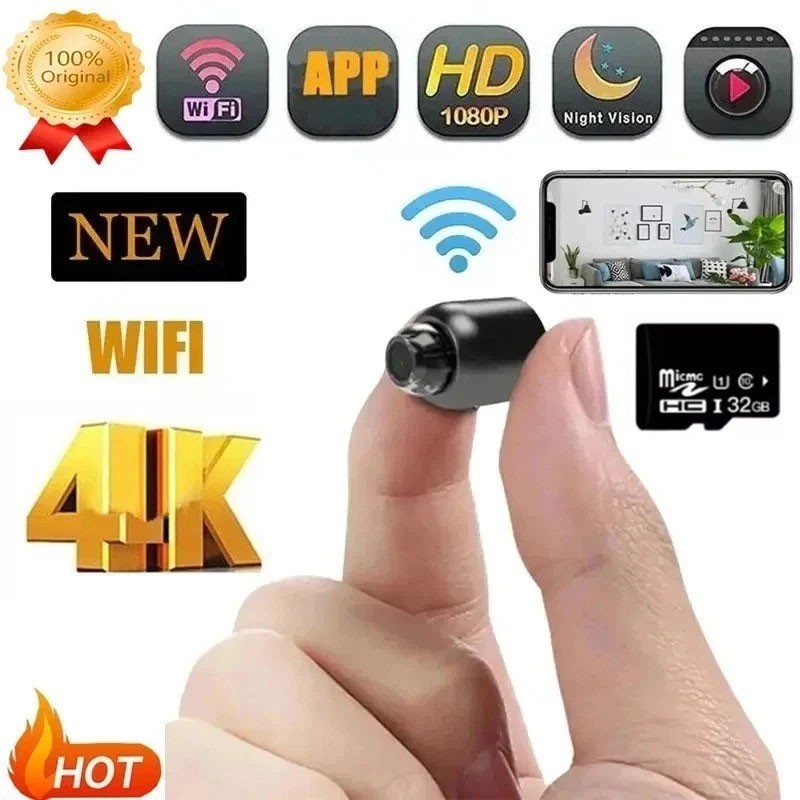 With 32GB SD Card HD 1080P Mini Camera WiFi Camcorder Security Cam For Home US