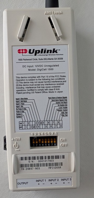 Uplink DigiCell 1500 Cellular Dialer for Alarm Security gallery