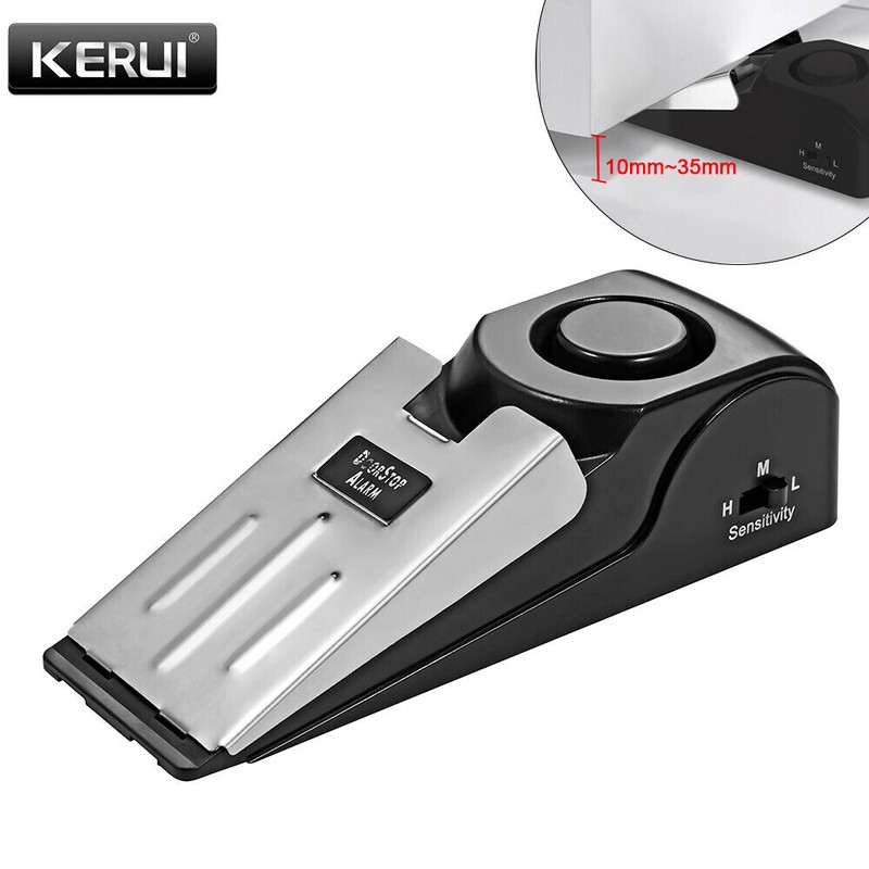 1-5X Portable Anti‑Theft Block Burglar Door Stop Alarm Security System Doorstops