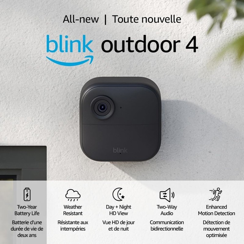 Blink Outdoor 4 - Smart Security 3 Camera System kit(4th Gen) - New Blink Camera