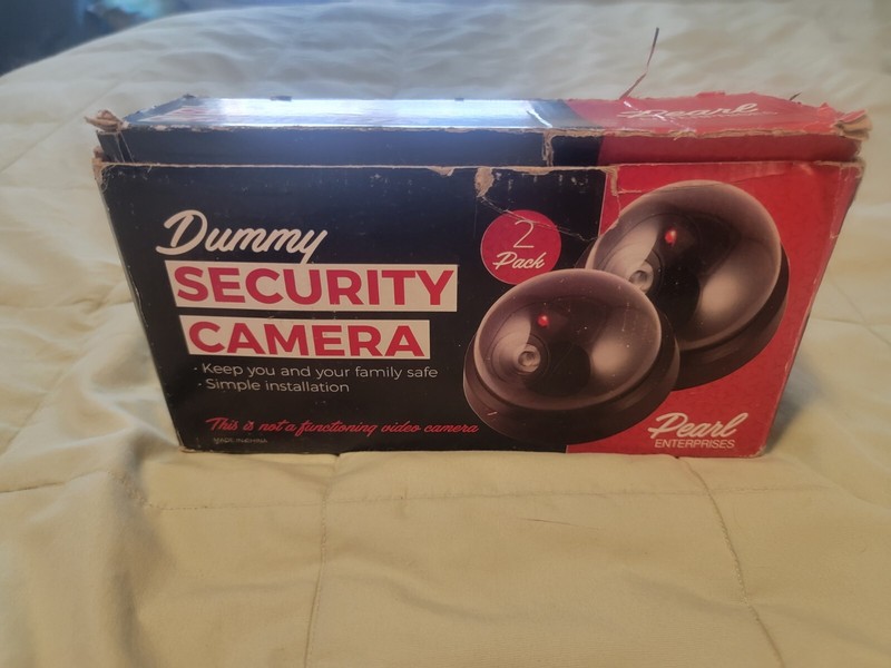 Dummy security cameras 2 pack