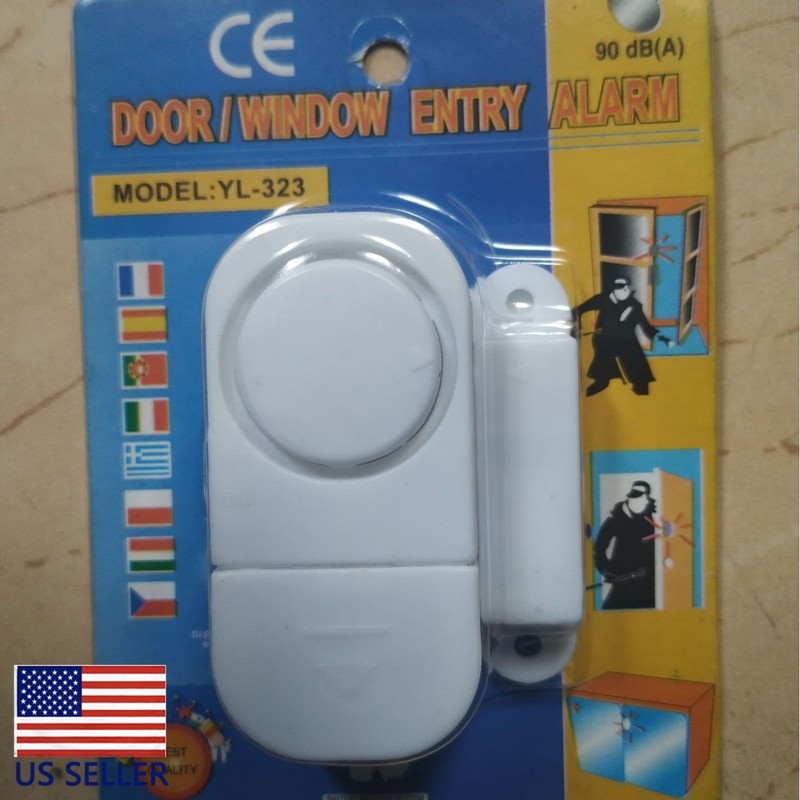 4pcs Wireless Home Window Door Burglar Security Alarm System Magnetic Sensor gallery
