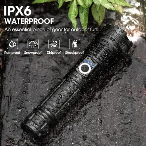4 Pack Rechargeable LED Flashlights High Lumens Super Bright Waterproof 5 Modes gallery