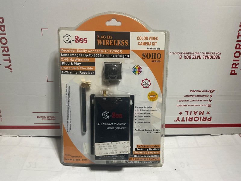Q-See Color Video Camera Kit with Audio #QSWMCRC. 2.4Ghz Wireless Camera