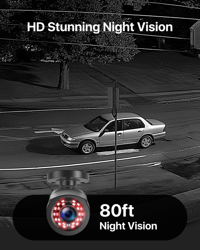 ZOSI 3K Lite 16CH Security Camera System with AI Human Vehicle Detection,Nigh... gallery