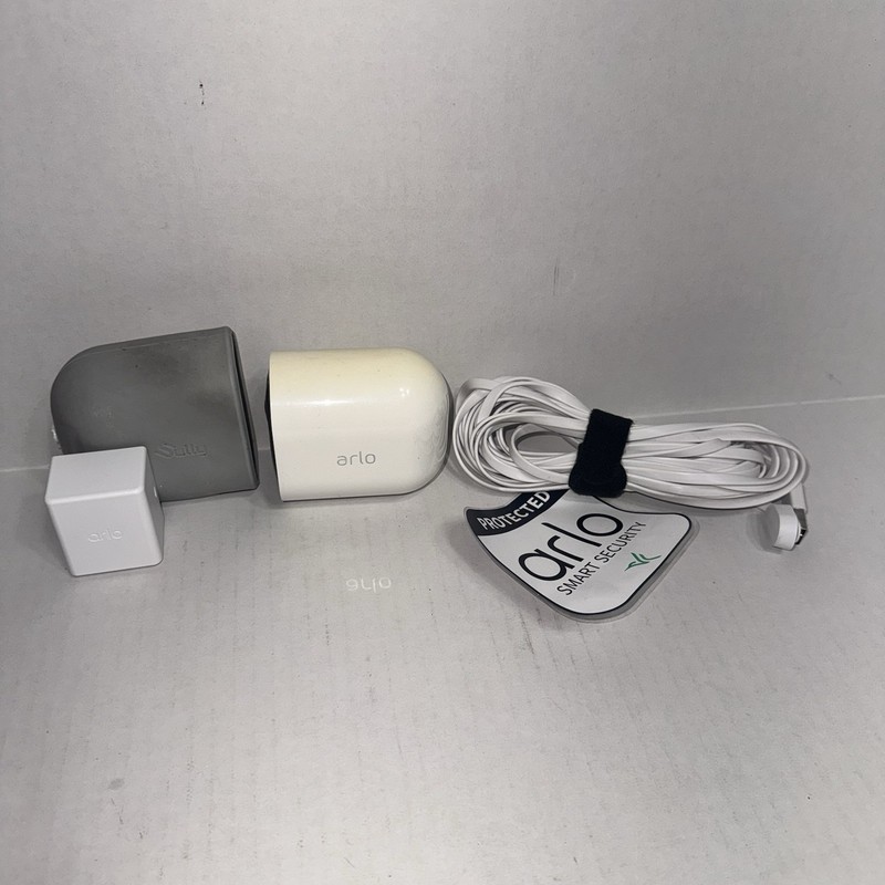 Arlo Pro 5S 2K VMC4060 Indoor/Outdoor Spotlight Security Camera White Charger gallery