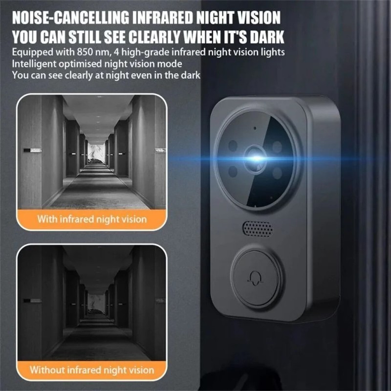 Wireless HD Video Doorbell with Night Vision, Two-Way Intercom, Easy Install gallery