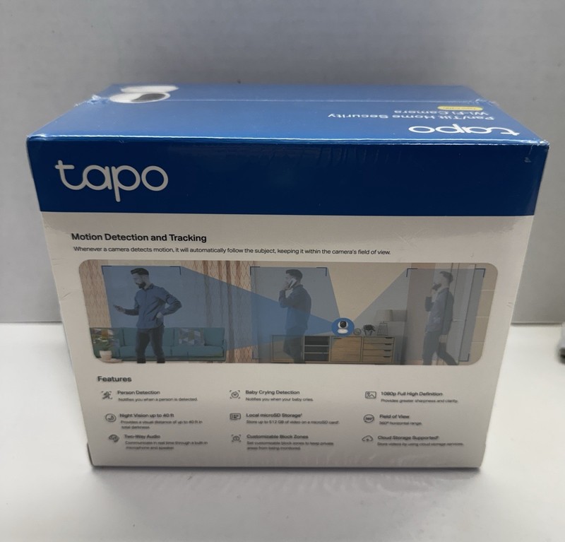 TP-Link Tapo Pan/Tilt Security Camera for Baby Monitor, Pet Camera w/ Motion Det gallery