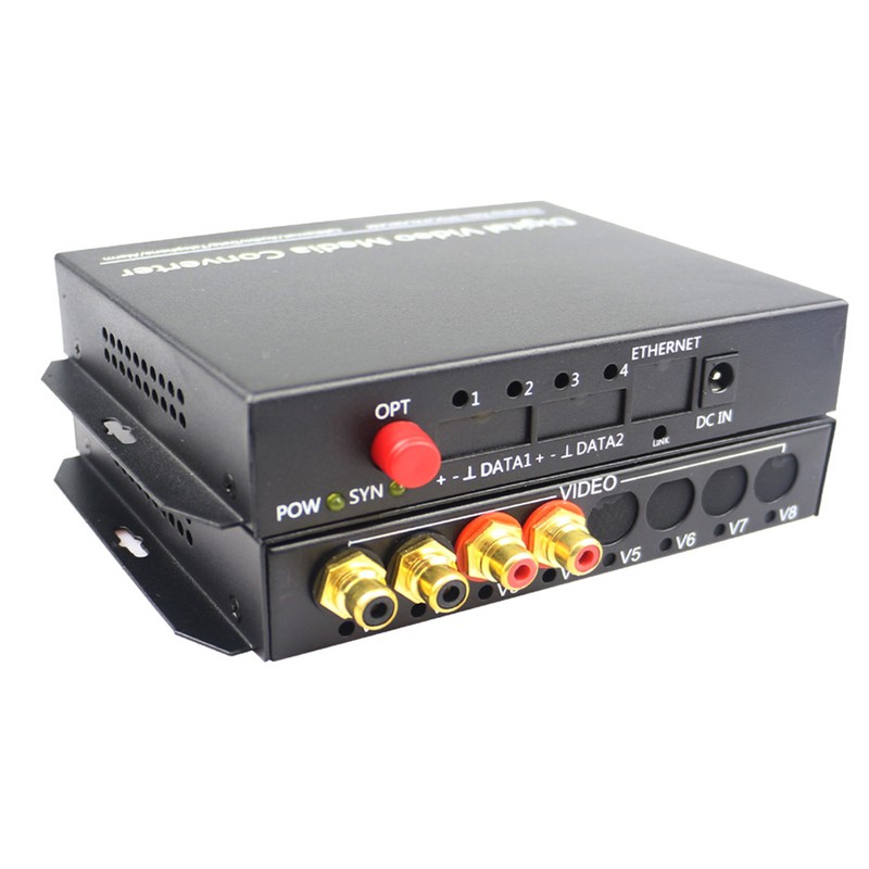 2CH Bi-directional Two way Hi Fi Audio Fiber Optic Optical Converter Broadcast gallery