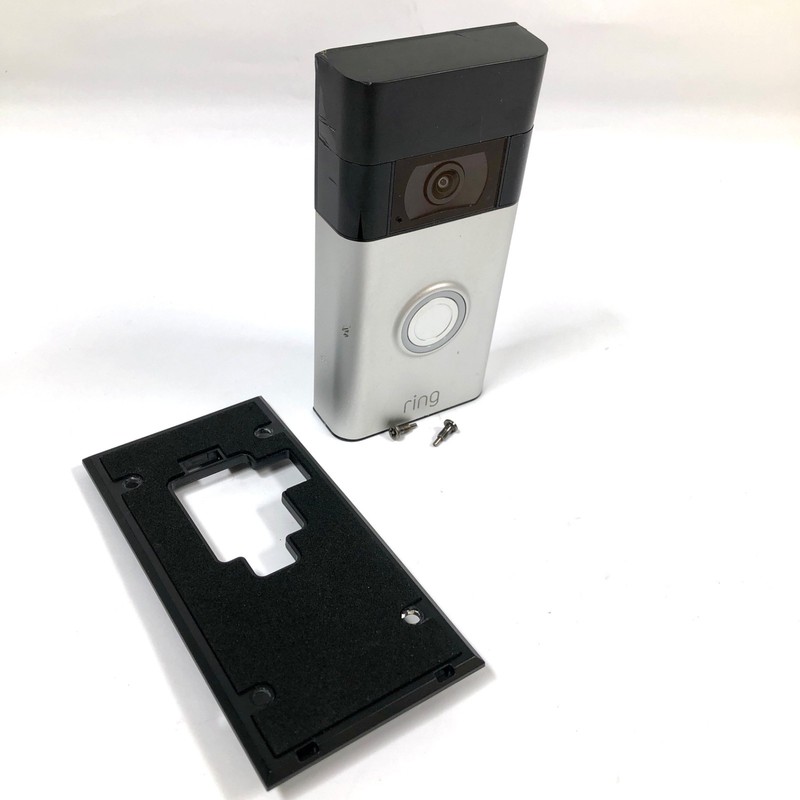 Ring 2nd Gen 5UM5E5 Silver & Black Night Vision 2-Way Talk 1080p Video Door Bell