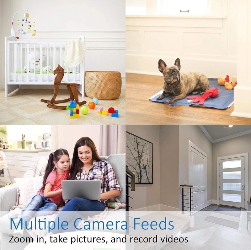 Momentum HD Wireless Indoor Home Security Camera with2-Way Audio Night Vision gallery