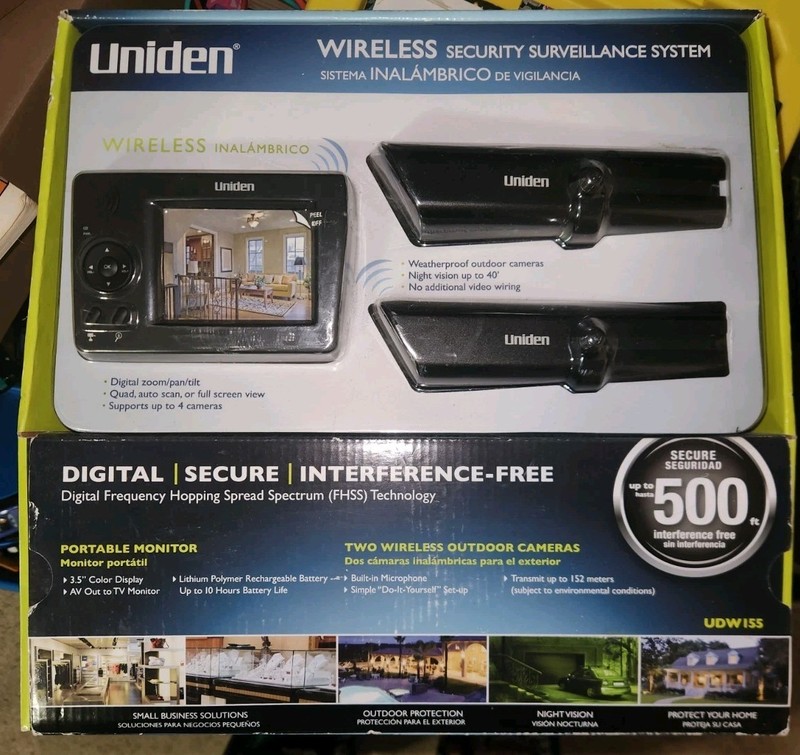 Uniden Wireless Security Surveillance System UDW155