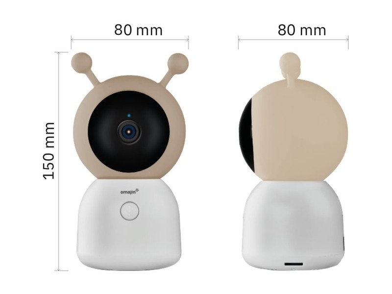 Netatmo by Baby Monitor Camera Battery 2-Way Audio White OMA-OBC-01-EC