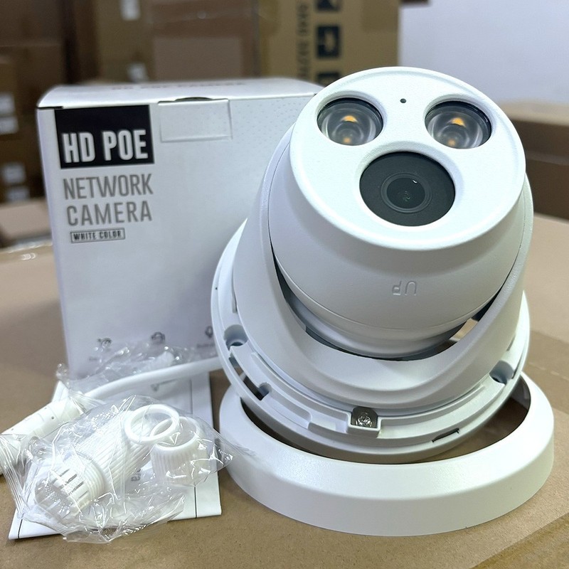 VIKYLIN 8CH 8POE NVR Systems Turret Dual light Color+IR 5MP IP CAMERA MIC Lot US gallery
