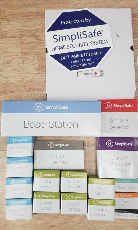 Simplisafe Wireless Home Security System Gen 2. 17 Pieces. gallery