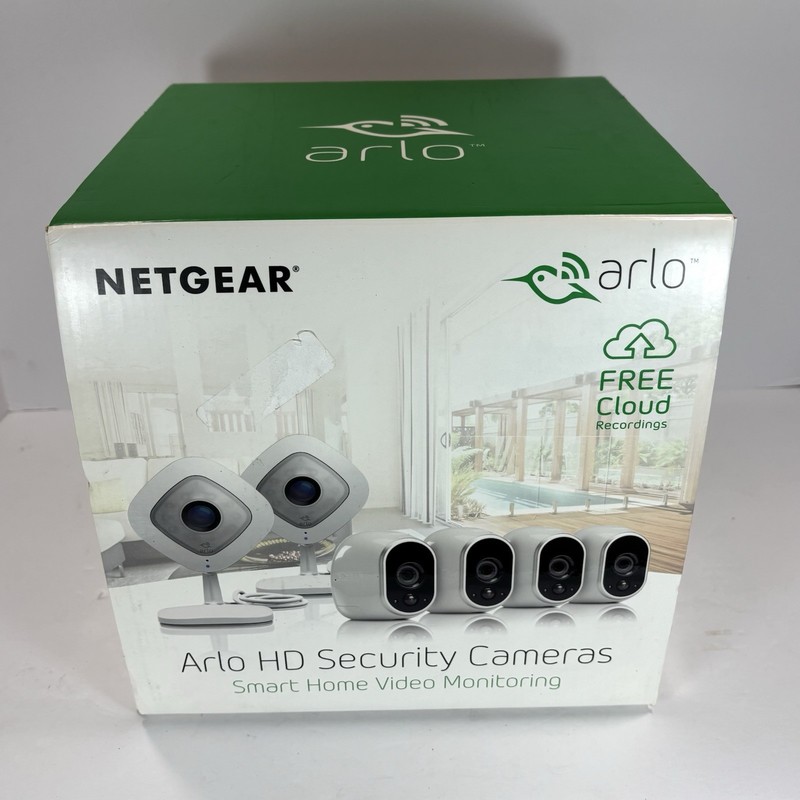 Netgear Arlo 6 Camera VMK3500 wireless 1080 HD Security System