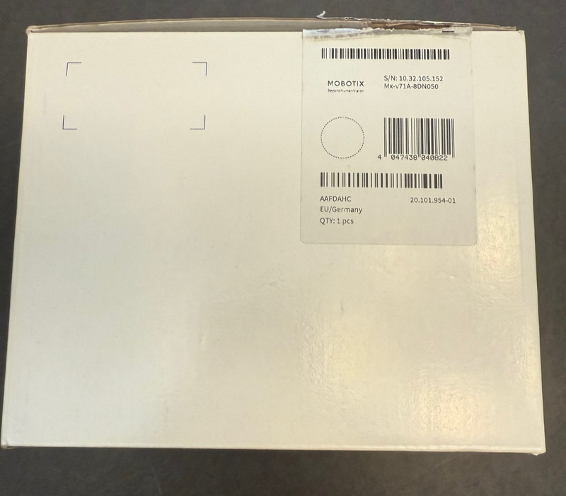 MOBOTIX - v71A Indoor Complete Camera 4K - 95° Mx-v71A-8DN050 - *NEW OPEN BOX*