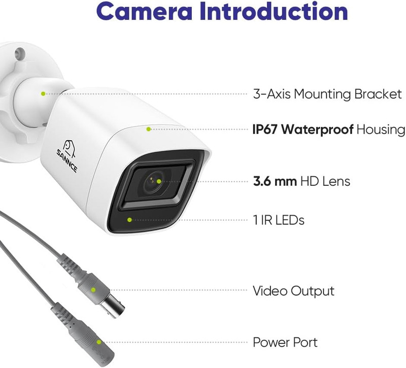 8CH Full 1080P Security Camera System CCTV Camera Night Vision Surveillance Came gallery