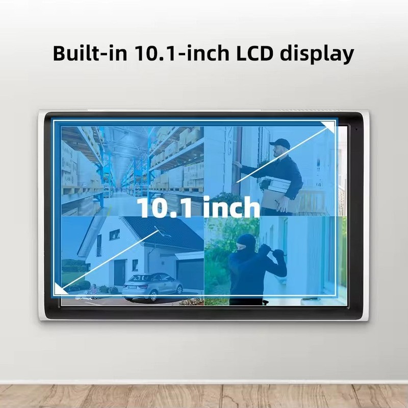 10CH NVR With Monitor 5G Wifi CCTV Security Camera System 4MP HD Vision 2-Lens gallery