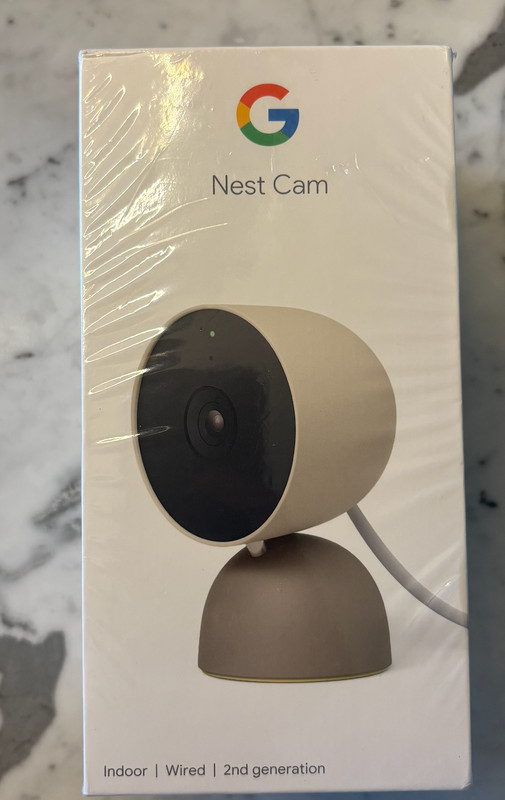 Google Nest Cam – Indoor – Wired – 2nd Generation – Brand new in plastic