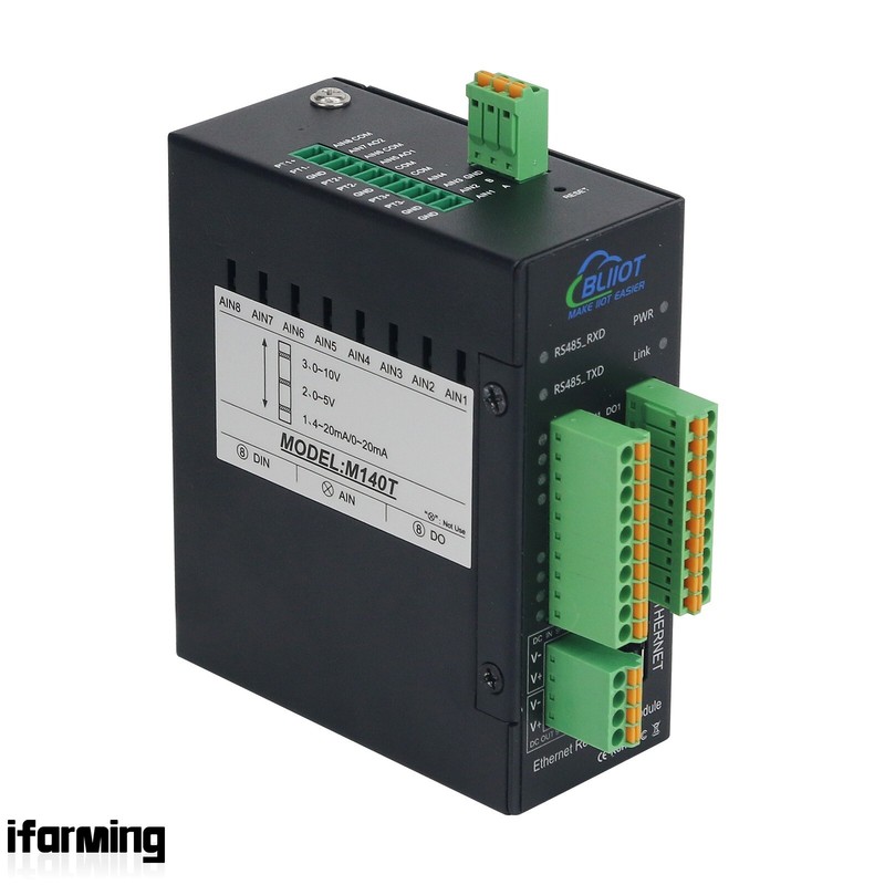 M140T Ethernet Remote IO Module Data Acquisition Module 8DI+8DO+1RS485+1Rj45 ifa gallery