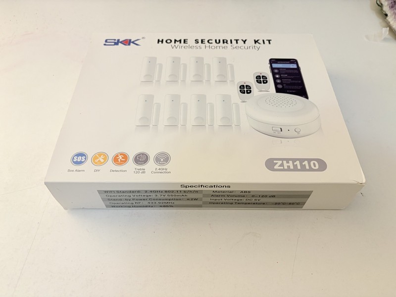 SKK Home Security Kit Wireless Home Security - ZH110 - BRAND NEW