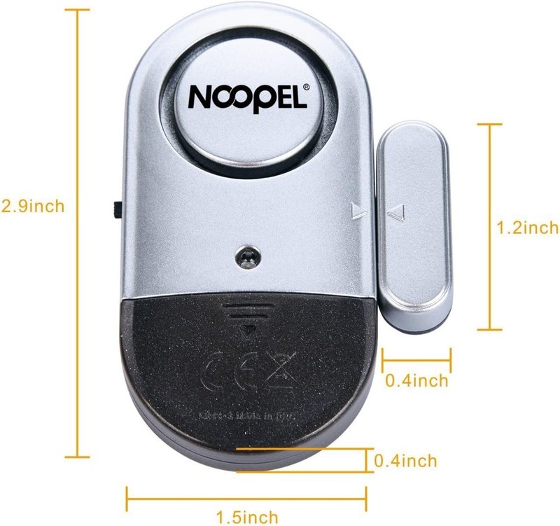 Door Alarms When Opened, 4 Pack 120DB Loud Pool Alarms for Doors, Window Alarm gallery