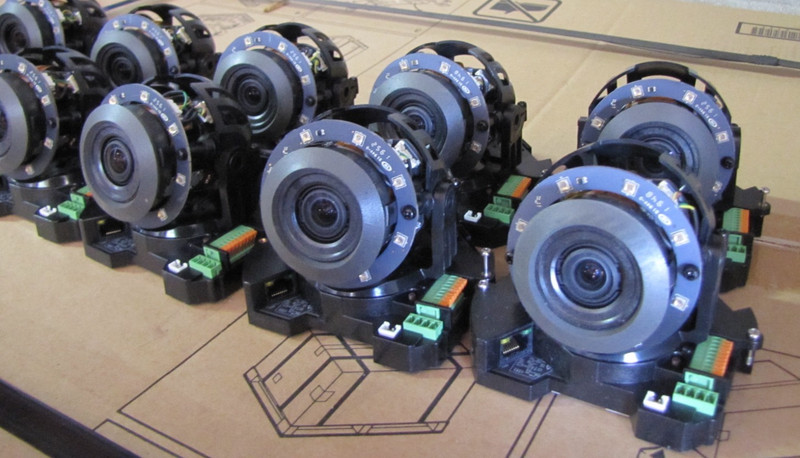 Lot of 10 Geutebruck G-Cam/EFD-4230 Camera Unit PARTS / REPAIR No Dome Housing