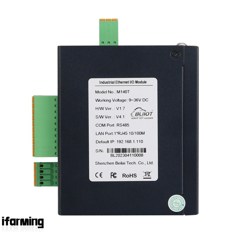 M140T Ethernet Remote IO Module Data Acquisition Module 8DI+8DO+1RS485+1Rj45 ifa gallery