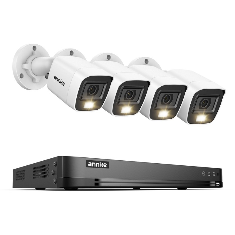 ANNKE 32CH 3K Lite DVR 5MP Audio Security Camera System Color Night AI Detection