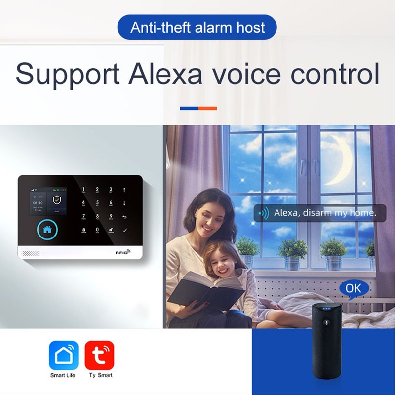 4G WiFi Wireless Home Alarm System DIY Smart Wireless Alarm System With TY NAHS gallery