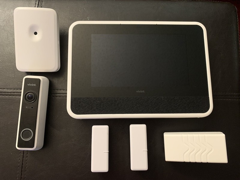 Vivint Security System Includes Smart Hub, Doorbell Cam, Door & Window Sensors