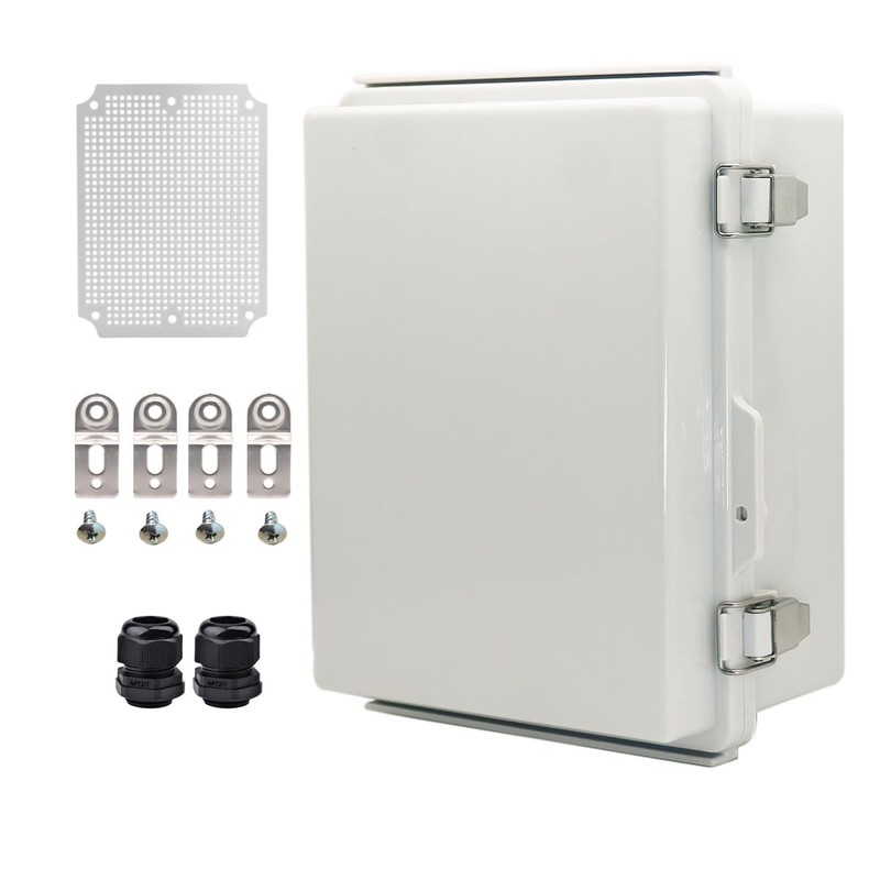 Outdoor Waterproof Electrical Box 8.66" x 6.69" x 4.33", Grey