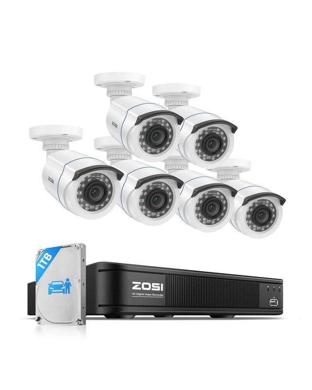 3K Lite Home Security Camera System with AI Human Vehicle Detection, 8CH DVR ...
