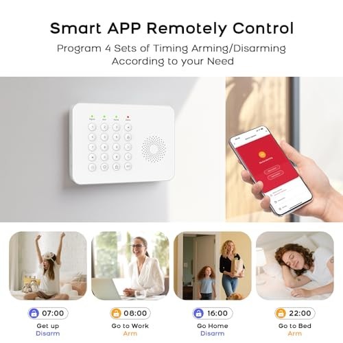 Wireless DIY Home Security System, Smart Burglar Alarm Kit, Window/Door Sensors, gallery