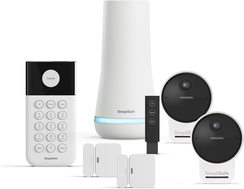 7 Piece Wireless Outdoor Camera Home Security System - Optional 24/7 Professiona gallery