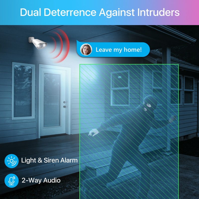 ZOSI 8CH H.265+ 4K POE NVR 5MP Security Camera System Audio AI Vehicle Detection gallery