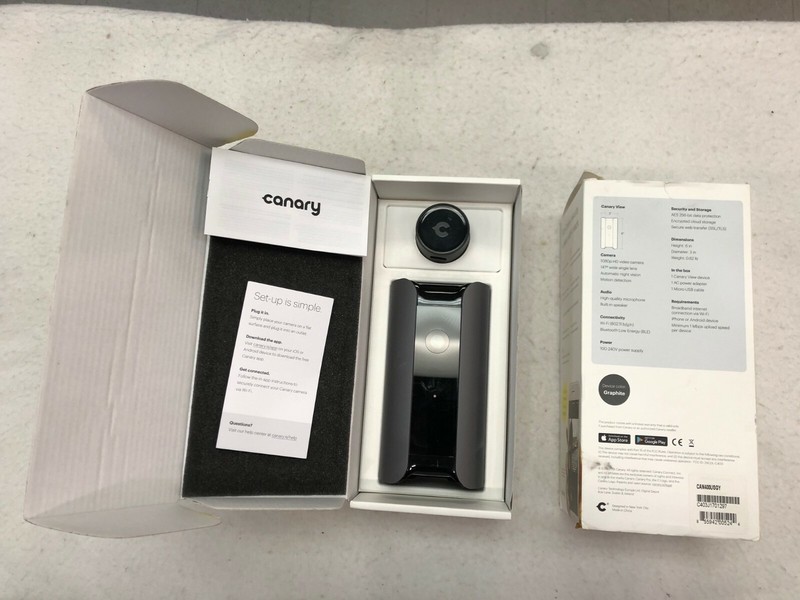 Canary CAN400USGR All-in-one Home Security Device For Parts ONLY - Activated gallery