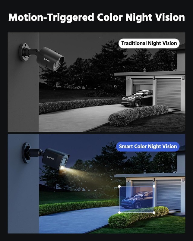 8CH H.265+ 3K Lite Wired Security Camera System with AI Human/Vehicle Detecti... gallery
