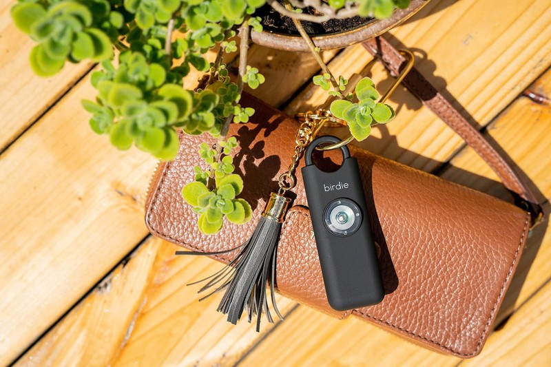 Personal Safety Alarm for Women - Loud Siren, Strobe Light, Keychain (Charcoal) gallery