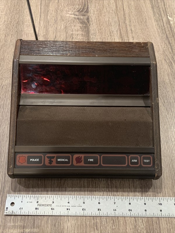 Vintage Security Control Panel – Knight Protective Industries Model 101, Burglar